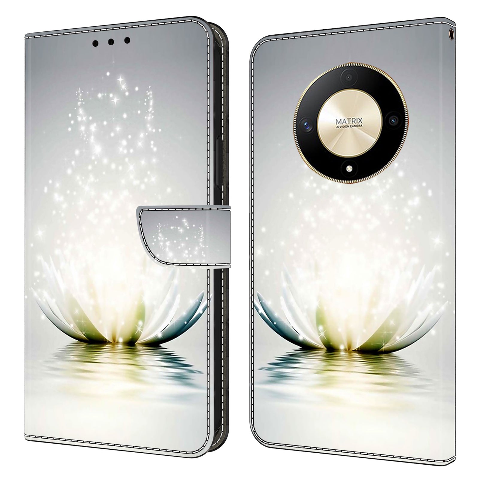 For Honor Magic6 Lite 5G / X9b 5G Wallet Case Anti-Drop 3D Pattern Printing Phone Cover For Honor Magic6 Lite 5G / X9b 5G Wallet Case Anti-Drop 3D Pattern Printing Phone Cover